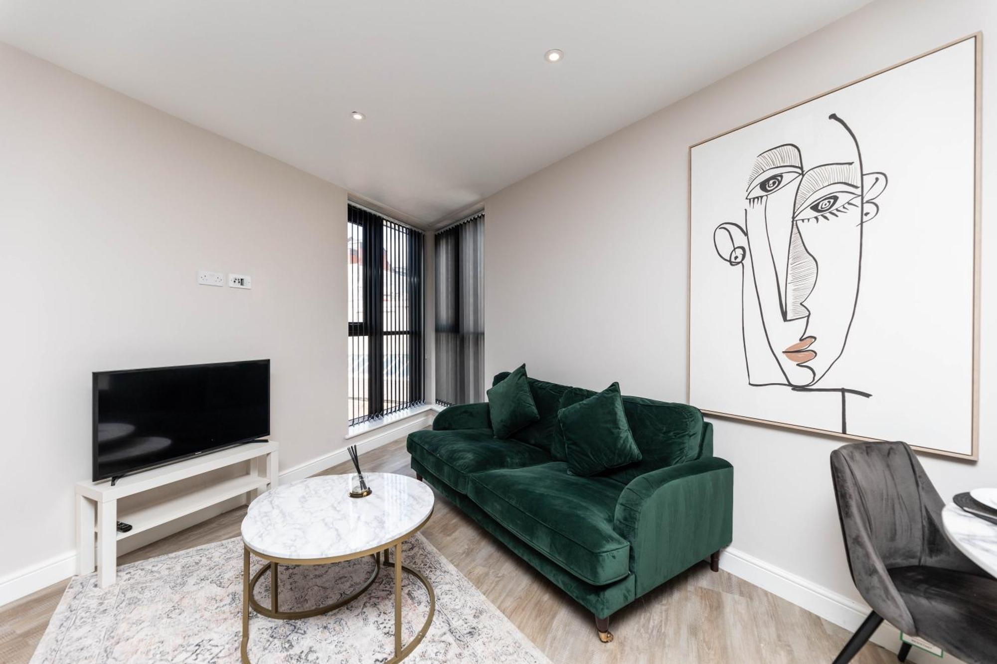 Modern 1Bed Flat In The Heart Of Leeds City Centre Bagian luar foto