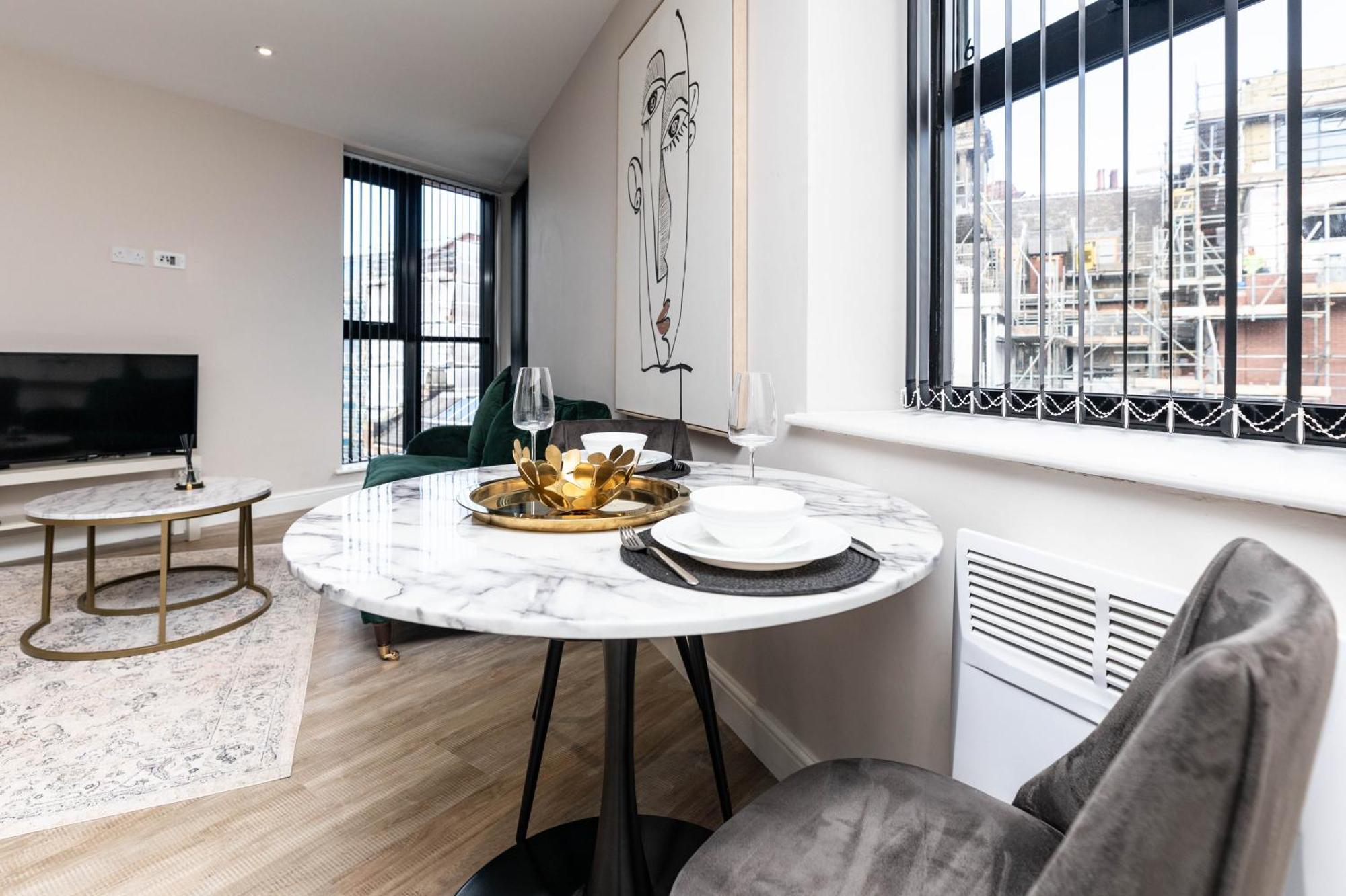 Modern 1Bed Flat In The Heart Of Leeds City Centre Bagian luar foto